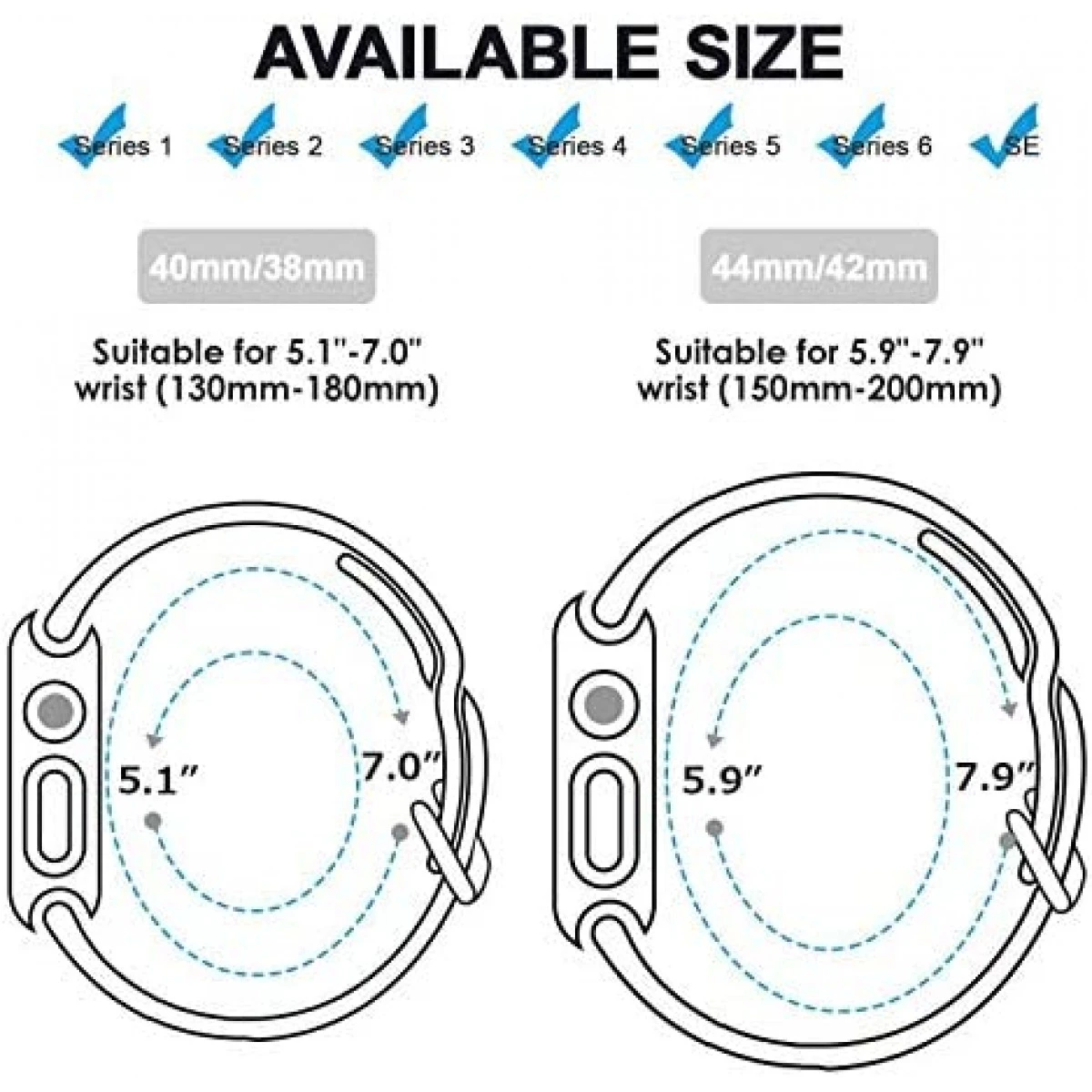 YSSNH Compatible With Apple Watch Bands 38mm 40mm IWatch Bands 44mm 42mm For Women, Thin Narrow Soft Silicone Sport Replacement Wristband For IWatch Series SE 1 2 3 4 5 6, Men 4 YSSNH Compatible With Apple Watch Bands 38mm 40mm IWatch Bands 44mm 42mm For Women, Thin Narrow Soft Silicone Sport Replacement Wristband For IWatch Series SE 1 2 3 4 5 6, Men - Image 2
