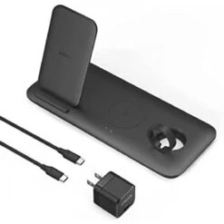 Anker Wireless Charging Station, 333 Wireless Charger (3-in-1 Station) For IPhone 13, 13 Mini, 13 Pro, 13 Pro Max, 12, Galaxy S20, AirPods Pro, Apple Watch 1-6 (Watch Charging Cable Not Included)