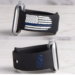 Front Page 23 Personalized Police Band For Apple Watch