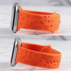 Engraved Sunflowers Band For Apple Watch -Watch Store 1 7