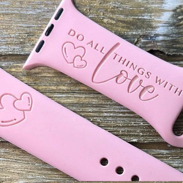 Do All Things With Love Watch Band For Apple Watch 3 Do All Things With Love Watch Band For Apple Watch