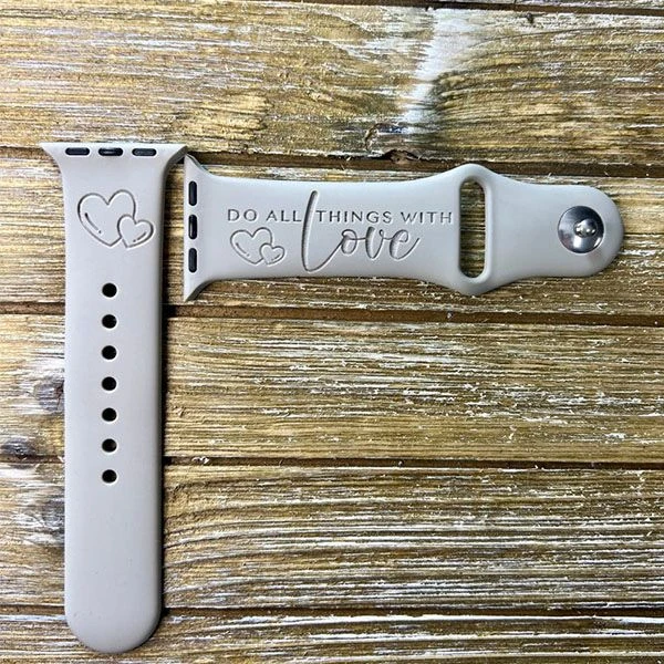 Do All Things With Love Watch Band For Apple Watch 6 Do All Things With Love Watch Band For Apple Watch - Image 4