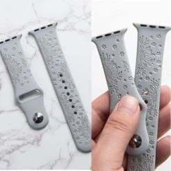 Engraved Sunflowers Band For Apple Watch -Watch Store 3 7