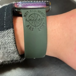 Not All Who Wander Band For Apple/Fitbit/Samsung Watch -Watch Store 3bf15080 45c7 475b 9700 8bce5383ef30
