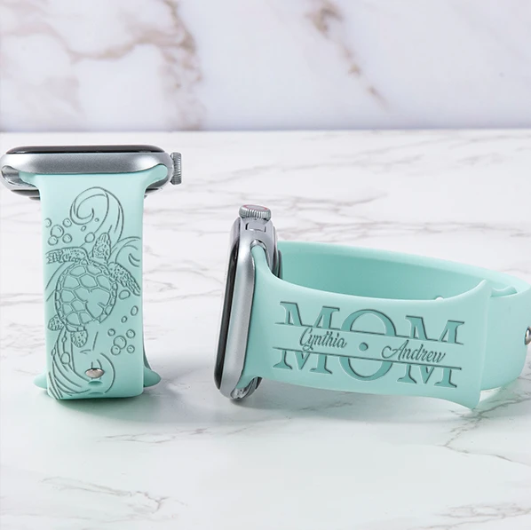 MOM And Sea Turtle Band For Apple Watch 4 MOM And Sea Turtle Band For Apple Watch - Image 2
