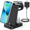 Charger Station For IPhone Multiple Devices - 3 In 1 Fast Wireless Charging Dock Stand For Apple Watch Series 7 6 SE 5 4 3 2 & Airpods IPhone 13 12 11 Pro X Max XS XR 8 7 Plus 6s 6 With Adapter 1 Charger Station For IPhone Multiple Devices - 3 In 1 Fast Wireless Charging Dock Stand For Apple Watch Series 7 6 SE 5 4 3 2 & Airpods IPhone 13 12 11 Pro X Max XS XR 8 7 Plus 6s 6 With Adapter -Watch Store 706047962676