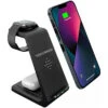Wireless Charger IPhone,YOCUNKER 3 In 1 Qi Fast Wireless Charging Station Stand Dock For Multiple Devices Apple Watch Series 7/SE/6/5/4/3/2, Airpods 3/Pro/2,iPhone 13/12/11 Pro Max/X/XR/XS Max/8 Plus 2 Wireless Charger IPhone,YOCUNKER 3 In 1 Qi Fast Wireless Charging Station Stand Dock For Multiple Devices Apple Watch Series 7/SE/6/5/4/3/2, Airpods 3/Pro/2,iPhone 13/12/11 Pro Max/X/XR/XS Max/8 Plus -Watch Store 738627120947