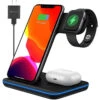 Any Warphone 3 In 1 Wireless Charging Station For Latest Airpods IPhone And IWatch, Compatible For IPhone 11/12/13 Pro Max/X/XS Max/8 Apple Watch Charger7/6/5/4/3/2/1 Airpods 2/3 -Watch Store 738627431678