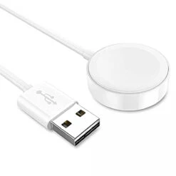 Watch Charger Compatible With Apple Watch Charger, Watch Charger Charging Cable For Watch Series 7/6/5/4/3/2/SE, Magnetic Charging Cable For IWatch Portable Wireless Charging (3.3ft /1m)… (White)