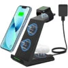Wireless Charger 3 In 1 - ADADPU 15W Fast Charging Station For Apple Watch Series 7/6/SE/5/4/3/2,Charger Stand For Multiple Devices IPhone 13/12/11 Pro Max/XS/XR/X/8,Airpods Pro,Samsung Galaxy Phone 1 Wireless Charger 3 In 1 - ADADPU 15W Fast Charging Station For Apple Watch Series 7/6/SE/5/4/3/2,Charger Stand For Multiple Devices IPhone 13/12/11 Pro Max/XS/XR/X/8,Airpods Pro,Samsung Galaxy Phone -Watch Store 797439236543