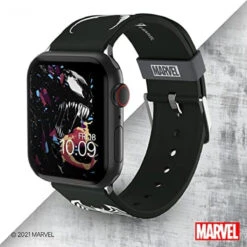MARVEL – Venom Insignia Smartwatch Band - Officially Licensed, Compatible With Every Size & Series Of Apple Watch (watch Not Included) -Watch Store 810083250793 2