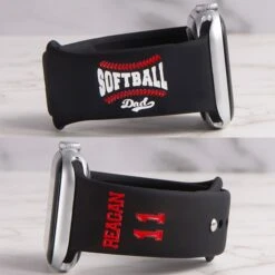 Personalized Softball/Baseball Band For Apple Watch -Watch Store 8 1 6