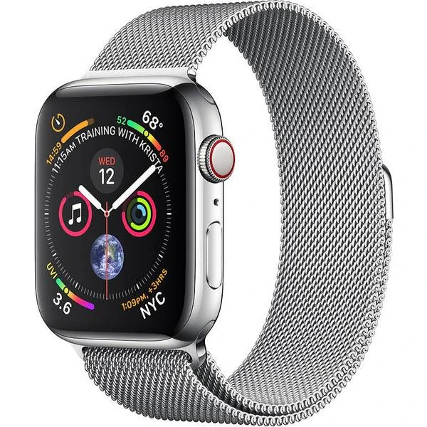 Apple Watch Series 4 Cellular 40mm Stainless Steel Case With Milanese Loop 3 Apple Watch Series 4 Cellular 40mm Stainless Steel Case With Milanese Loop
