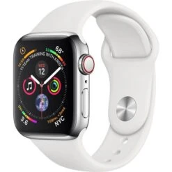 Apple Watch Series 4 Cellular 40mm Stainless Steel Case With Sport Band -Watch Store Apple Watch Series 4 Cellular 40mm Stainless Steel Case with Sport Band 3