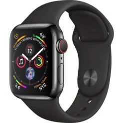 Apple Watch Series 4 Cellular 40mm Stainless Steel Case With Sport Band -Watch Store Apple Watch Series 4 Cellular 40mm Stainless Steel Case with Sport Band 4
