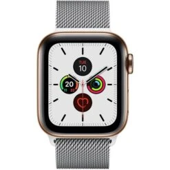 Apple Watch Series 5 Cellular 44mm Stainless Steel Case With Milanese Loop -Watch Store Apple Watch Series 5 Cellular 44mm Stainless Steel Case with Milanese Loop 1