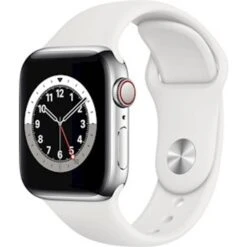 Apple Watch Series 6 Cellular 40mm Stainless Steel Case With Sport Band