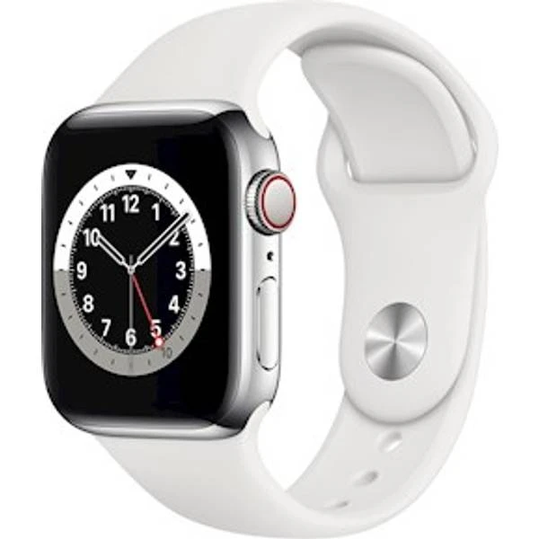 Apple Watch Series 6 Cellular 40mm Stainless Steel Case With Sport Band 3 Apple Watch Series 6 Cellular 40mm Stainless Steel Case With Sport Band
