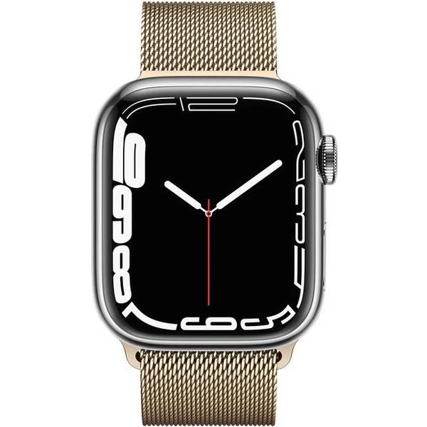 Apple Watch Series 7 Cellular 45mm Stainless Steel Case With Milanese Loop 4 Apple Watch Series 7 Cellular 45mm Stainless Steel Case With Milanese Loop - Image 2