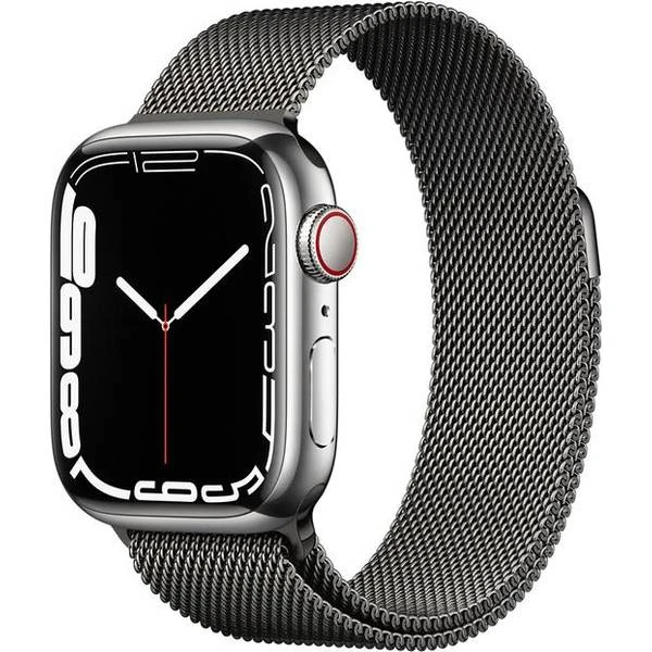 Apple Watch Series 7 Cellular 45mm Stainless Steel Case With Milanese Loop 6 Apple Watch Series 7 Cellular 45mm Stainless Steel Case With Milanese Loop - Image 4