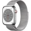 Apple Watch Series 8 Cellular 45mm Stainless Steel Case With Milanese Loop -Watch Store Apple Watch Series 8 Cellular 45mm Stainless Steel Case with Milanese Loop