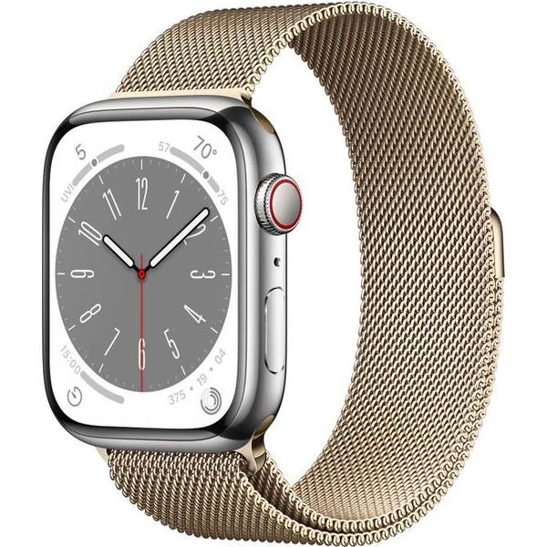 Apple Watch Series 8 Cellular 45mm Stainless Steel Case With Milanese Loop 5 Apple Watch Series 8 Cellular 45mm Stainless Steel Case With Milanese Loop - Image 3