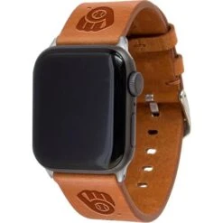 Artinian Milwaukee Brewers Leather Apple Watch Band
