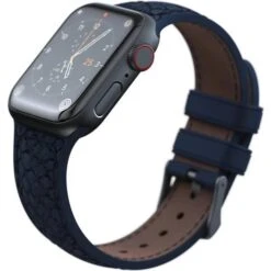 Njord ByELEMENTS Salmon Leather Watch Band For Apple Watch 40/41mm -Watch Store Njord byELEMENTS Salmon Leather Watch Band for Apple Watch 40 41mm 3