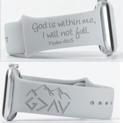Engraved God Is Within Me Band For Apple Watch