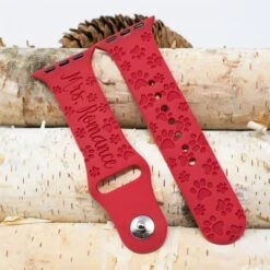 Personalized Engraved Strap With Paws Band For Apple Watch -Watch Store b5368c6a 9ef1 4294 8c0f c739a3f6b260