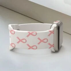 Breast Cancer Awareness Pink Ribbon Band For Apple/Fitbit/Samsung Watch