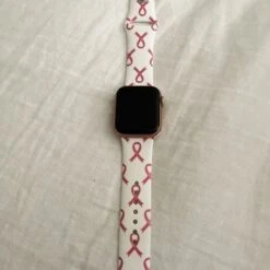 Breast Cancer Awareness Pink Ribbon Band For Apple/Fitbit/Samsung Watch -Watch Store bvnkj78ojkl689ol98