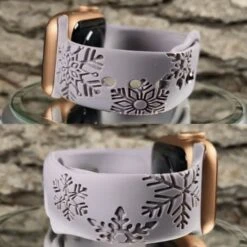 Snowflake Engraved Band For Apple Watch