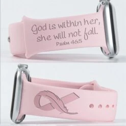 God Breast Cancer Band For Apple/Fitbit/Samsung Watch