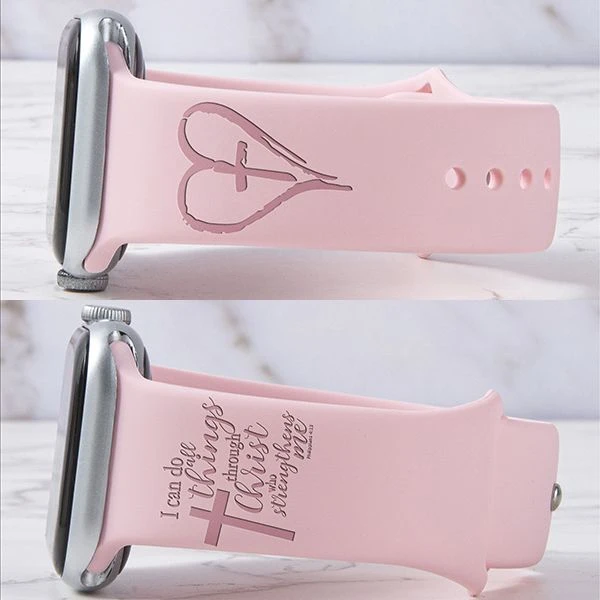 I Can Do All Things Band For Apple/Fitbit/Samsung Watch 4 I Can Do All Things Band For Apple/Fitbit/Samsung Watch - Image 2