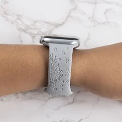 Engraved Sunflowers Band For Apple Watch -Watch Store dsc 9633