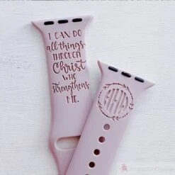 Front Page 19 Personalized Scripture Band For Fitbit Versa, Versa Lite, And Versa 2