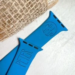 MONOGRAM And NAME Engraved Band For Apple/Fitbit/Samsung Watch -Watch Store gfj66 1