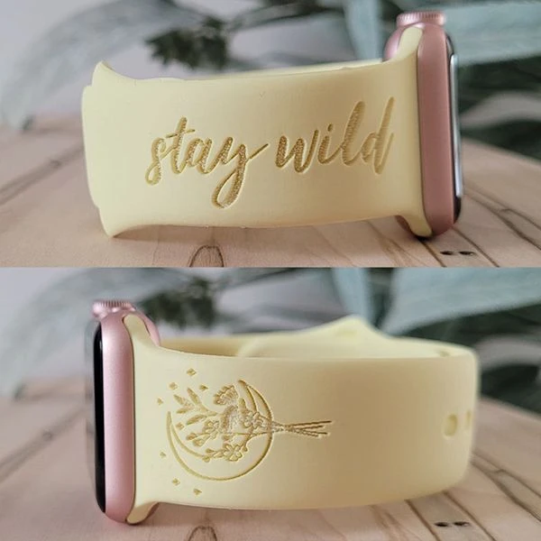 STAY WILD FLOWERS Band For Apple Watch 3 STAY WILD FLOWERS Band For Apple Watch