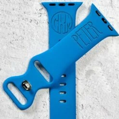 MONOGRAM And NAME Engraved Band For Apple/Fitbit/Samsung Watch -Watch Store hgj66