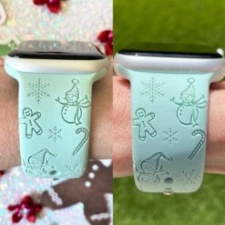 Winter Christmas Holiday Band For Apple Watch