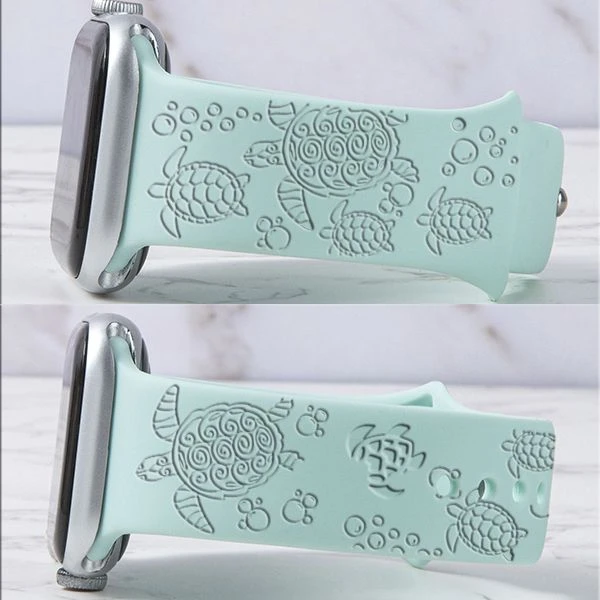 Sea Turtle Design Band For Apple/Fitbit/Samsung Watch 4 Sea Turtle Design Band For Apple/Fitbit/Samsung Watch - Image 2