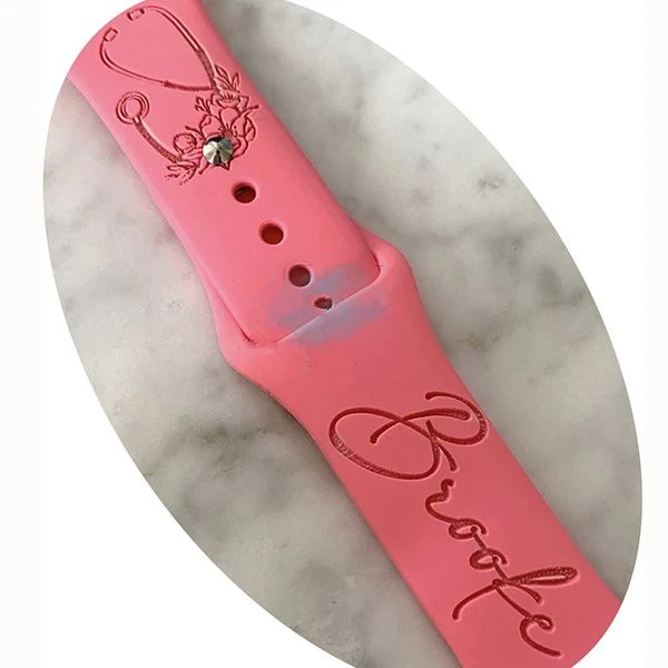 Custom Name And Stethoscope Band For Apple Watch 7 Custom Name And Stethoscope Band For Apple Watch - Image 5