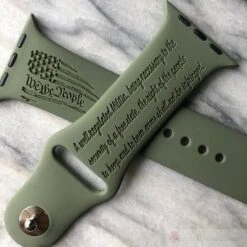 Personalized Engraved We The People Band For Fitbit Versa3/ Fitbit Sense Watch