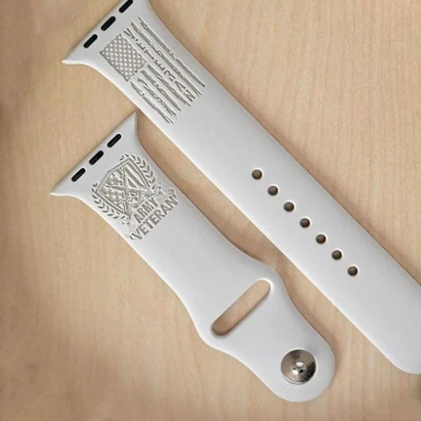 Veteran American Flag Band For Apple Watch 5 Veteran American Flag Band For Apple Watch - Image 3