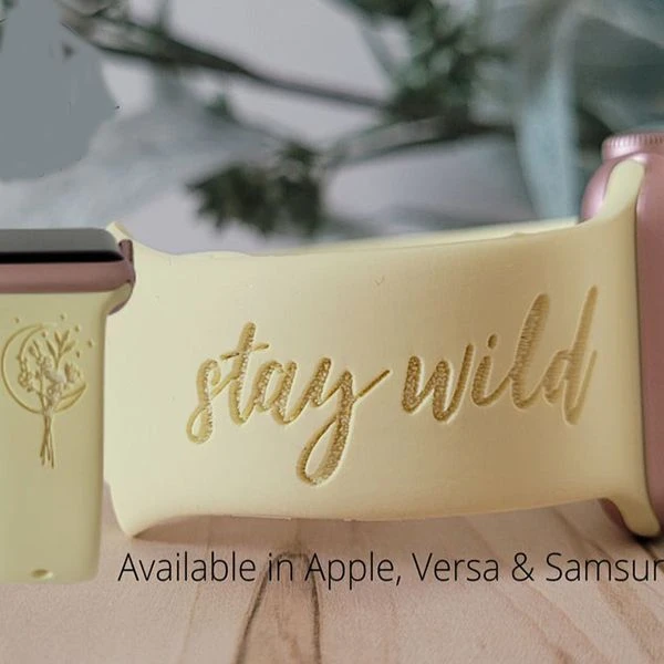STAY WILD FLOWERS Band For Apple Watch 4 STAY WILD FLOWERS Band For Apple Watch - Image 2