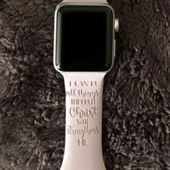 PersonalizedEngraved Scripture Band For Apple Watch -Watch Store nm7i77u