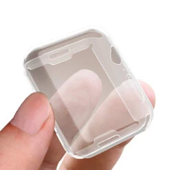 Julk Case For Apple Watch Series 4 Screen Protector 44mm, 2018 IWatch Overall Protective Case TPU HD Clear Ultra-Thin Cover For Apple Watch Series 4 (44mm)
