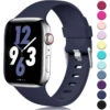 Laffav Compatible With Apple Watch Band 40mm 38mm 44mm 42mm For Women/Men, Soft Sport Bands Replacement Strap Accessory For IWatch Apple Watch Series 5 4 3 2 1 -Watch Store s20902040