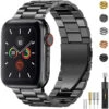 Fitlink Stainless Steel Metal Strap Replacement Link Bracelet Band Compatible With 2019 Apple Watch Series 5 Apple Watch Series 1/2/3/4 38/40mm And 42/44mm (Grey, 42/44 Mm) 1 Fitlink Stainless Steel Metal Strap Replacement Link Bracelet Band Compatible With 2019 Apple Watch Series 5 Apple Watch Series 1/2/3/4 38/40mm And 42/44mm (Grey, 42/44 Mm) -Watch Store s20908747